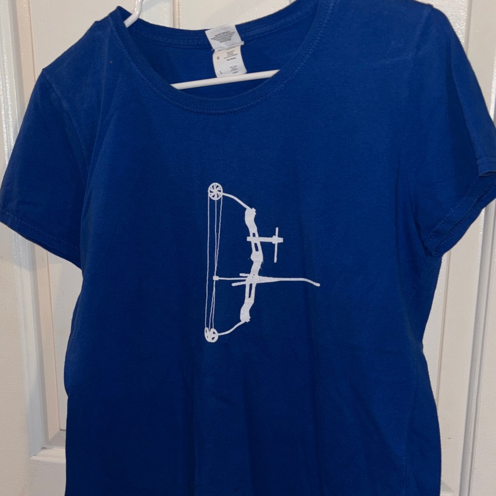 Blue Graphic Women’s Top